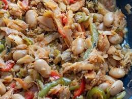 Saltfish and beans